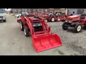 Минитрактор Yanmar F20D видео