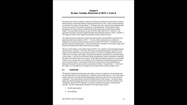 11-Septembre WTC 9/11 - NIST NCSTAR 1-5G (sept. 2005) [HD] смотреть онлайн