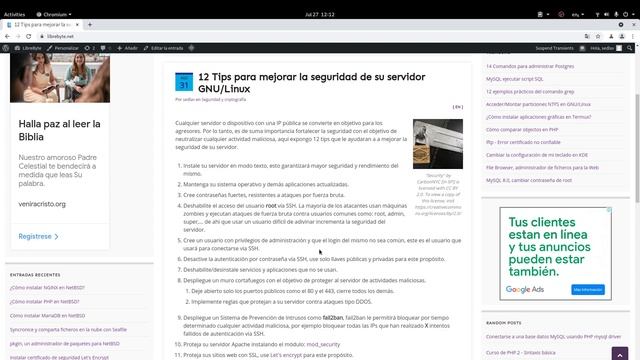 12 Tips para mejorar la seguridad de su servidor GNU+Linux смотреть онлайн