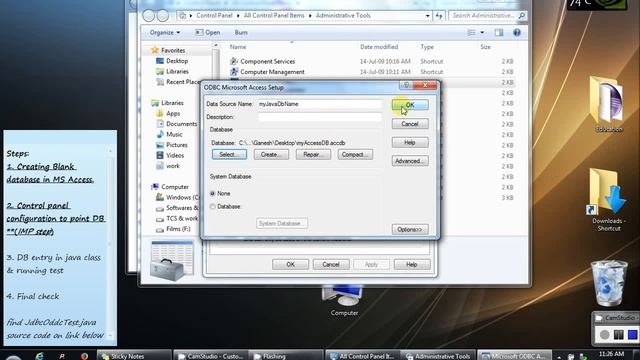 JDBC ODBC connection example смотреть онлайн