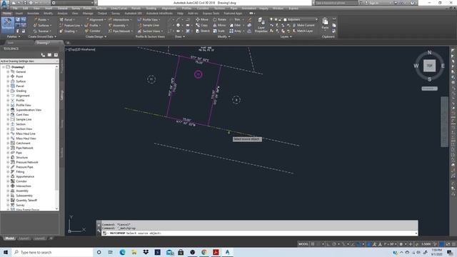 SITE PLAN DRAWN IN CIVIL 3 D смотреть онлайн