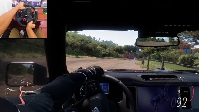 Ford Bronco 2021 | Offroading | Forza Horizon 5 | Logitech g29 gameplay смотреть онлайн