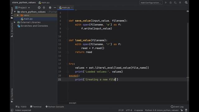 How to Save / Store Values in Python Tutorial смотреть онлайн