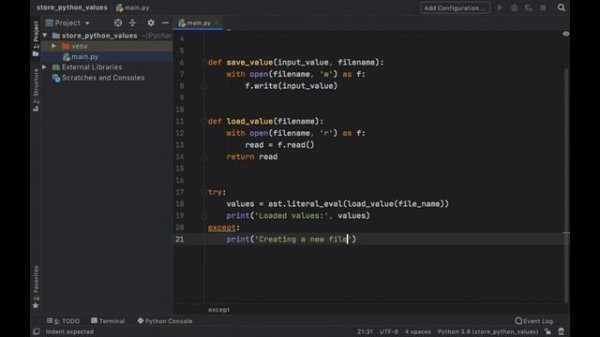 How to Save / Store Values in Python Tutorial
