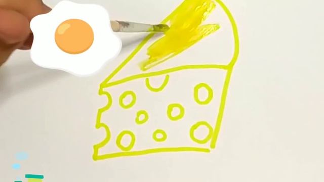 How to draw a cheese? / 如何画奶酪？ / पनीर कैसे आकर्षित करें? /Как нарисовать сыр? смотреть онлайн
