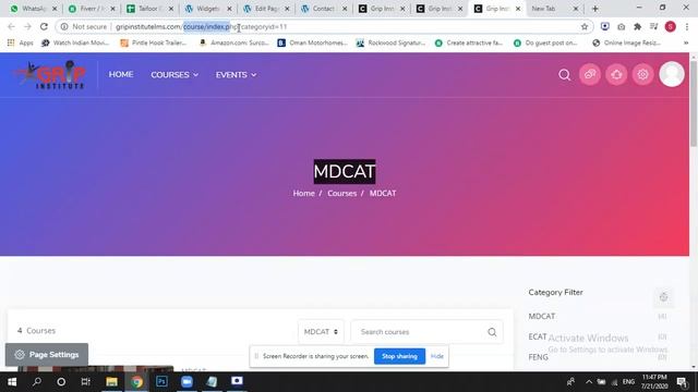 Category Menu EDUMY MOODLE смотреть онлайн