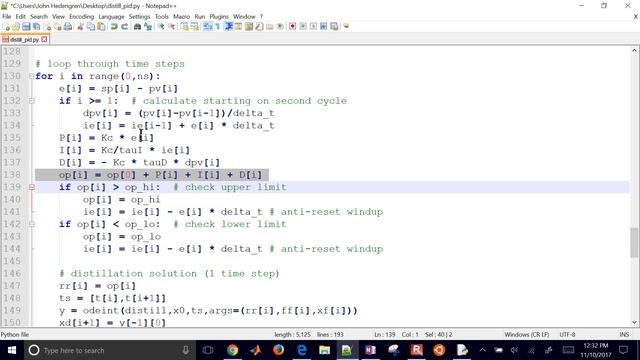 Distillation PID Control in Python смотреть онлайн