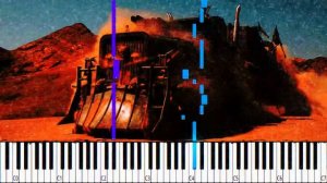 Dxrk ダーク - RAVE - (Mad Max Fury Road Phonk Edition) Piano Tutorial