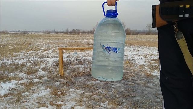 Дробь № 3 на 10 и 40 метров в 5 литровые бутылки с водой! смотреть онлайн