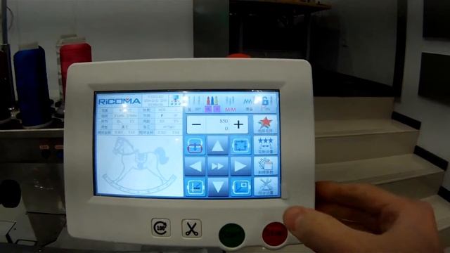RICOMA как изменить язык в меню вышивальной машины смотреть онлайн