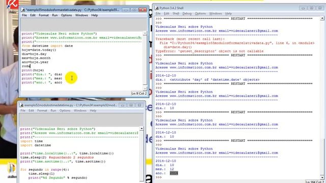 aula 5886 python datetime date data atual modulos de forma relativa смотреть онлайн