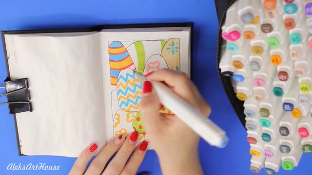 Дудлинг рисование | Пасхальные яйца смотреть онлайн