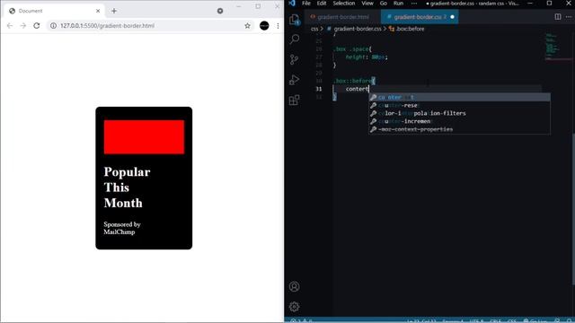 gradient border using html and css | gradient animation смотреть онлайн