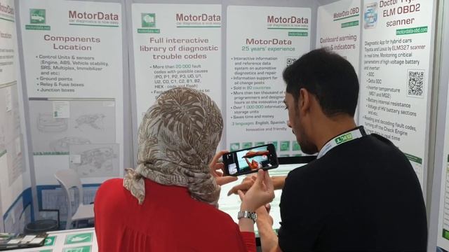 Трансляция саудовского дилера об использовании Motordata Professional. Automechanika Dubai 2019 смотреть онлайн