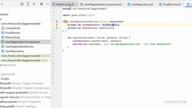 Dagger 2 @Inject & @Component Tutorial - CheezyCode (Hindi) #3 смотреть онлайн