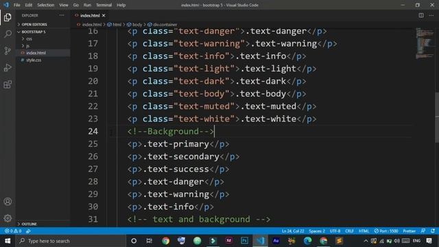Colors in Bootstrap 5 tutorial in Hindi || part 4 of our bootstrap 5 course смотреть онлайн