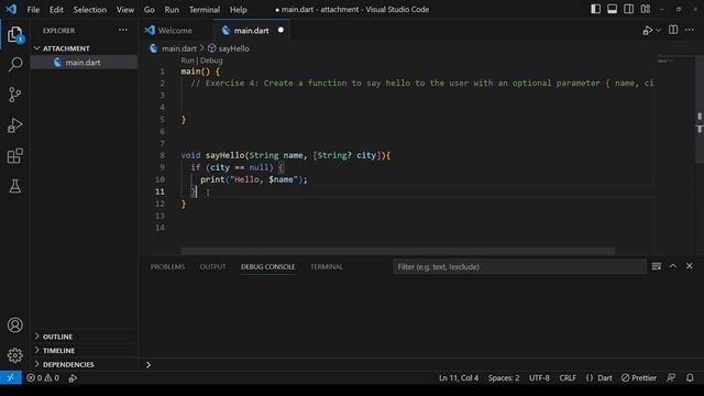 22 Dart Function with Optional Parameter Exercice فلاتر بالعربي смотреть онлайн