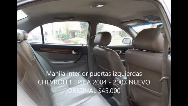 Manija interior puertas izquierdas CHEVROLET EPICA 2004 2007 NUEVO ORIGINAL смотреть онлайн