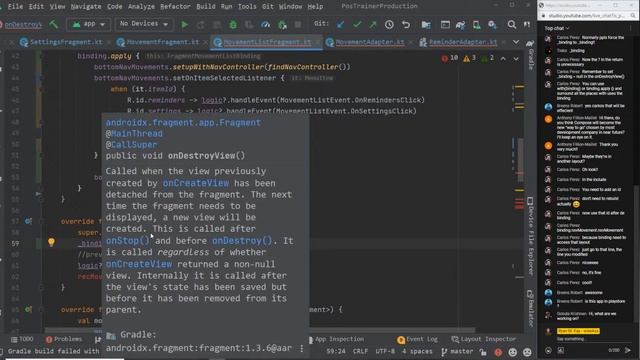 Live Coding #androiddev #kotlin #legacycode Refactoring Kotlin Synthetics To View Binding смотреть онлайн