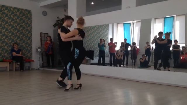 Bachata class. resume. Solo and Partnerwork. Marina Starostina Denis Abramenkov смотреть онлайн