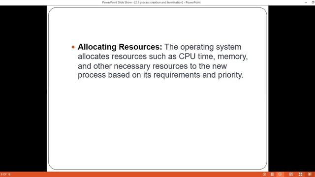 2.1 process creation and termination - OS смотреть онлайн