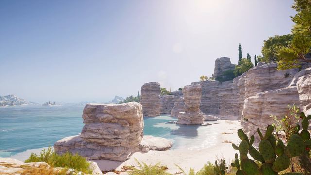 Assassins' Creed Odyssey - Ambience & Music | Beach | Day & Night смотреть онлайн