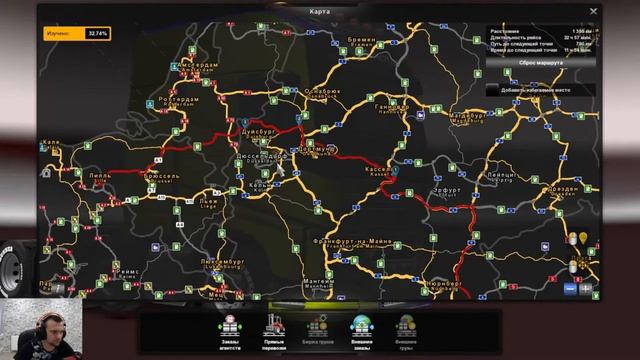 Euro Truck Simulator 2 ОНЛАЙН КАТАЕМСЯ С НЕГАБАРИТАМИ СОБИРАЕМ КОНВОЙ смотреть онлайн