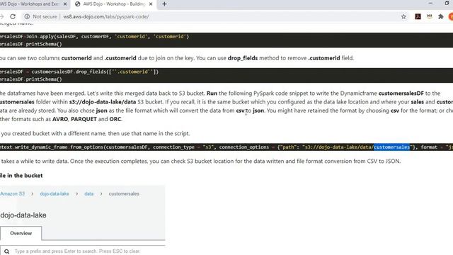 Building AWS Glue Job using PySpark смотреть онлайн