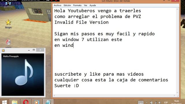 Error de Plants vs Zombis: Invalid File Version l SOLUCIONADO смотреть онлайн