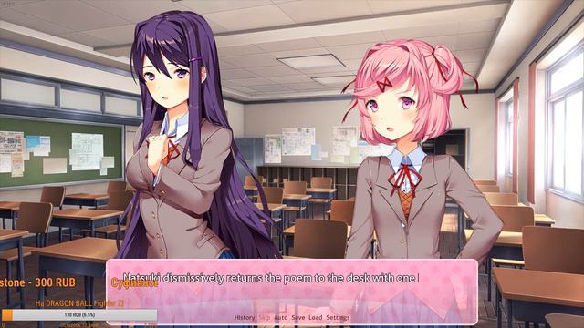 Doki Doki Literature Club! Прохождение + перевод+ сломанная психика... Часть 1 смотреть онлайн