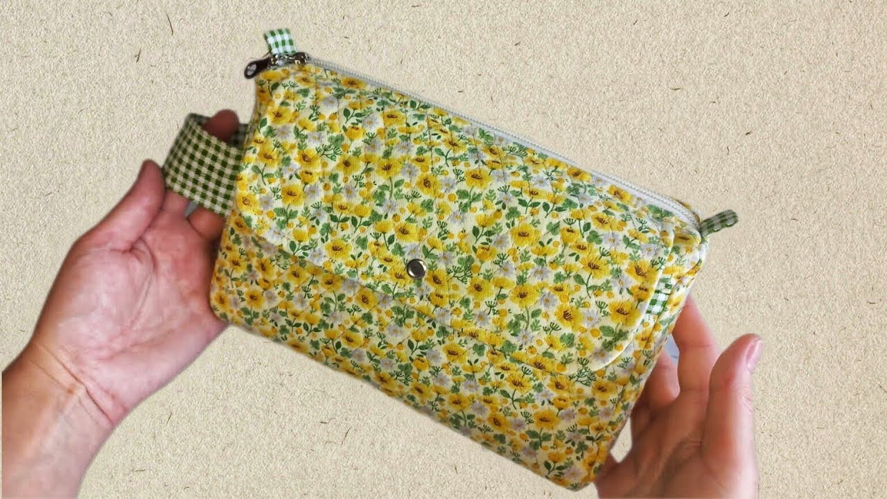 ШЬЮ БОЛЬШУЮ КОСМЕТИЧКУ/ПОДРОБНЫЙ МАСТЕР-КЛАСС #ручнаяработа #шьюсама