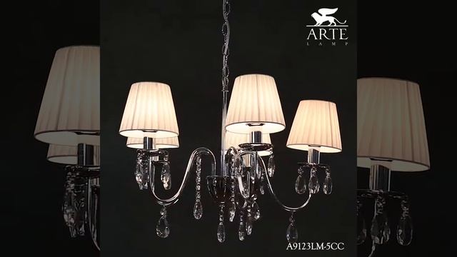 Люстра подвесная ARTE LAMP MELISA A9123LM-5CC смотреть онлайн