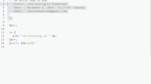 Do While Loop Statement in PHP смотреть онлайн