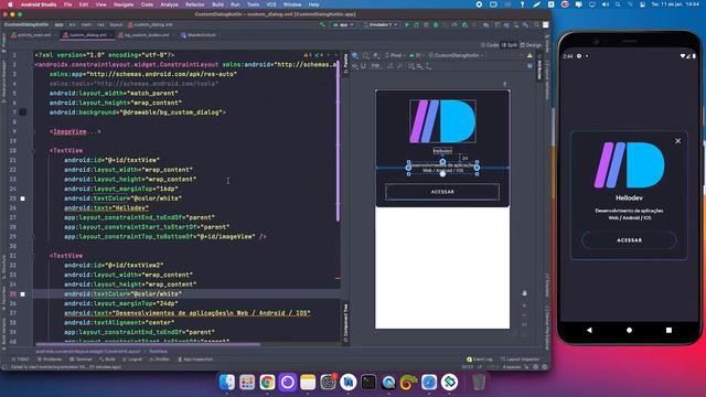 Criando AlertDialog Customizada no Android Studio - Kotlin смотреть онлайн