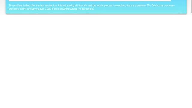 Multiple chrome processes after chromedriver.quit() смотреть онлайн