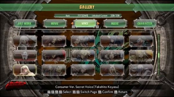 Guilty Gear Xrd Rev2 Save Game | 100% Gallery + 100% Digital Figures