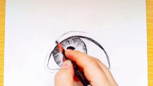 Realistic Eye looking up Drawing || Draw Eye Step by step смотреть онлайн