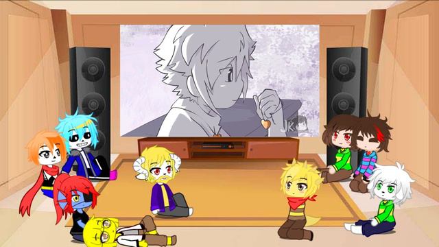 Undertale Reacts To XTALE I, II And III - Asriel, Asgore And Toriel