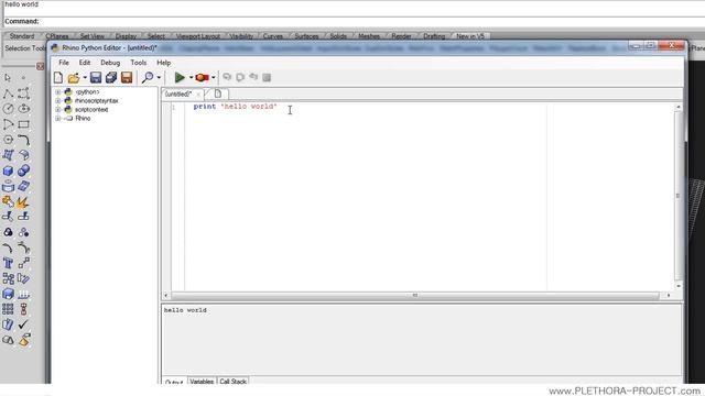 Python in Rhino Tutorial 1: INTRO смотреть онлайн
