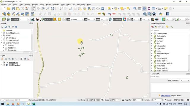 Importing Excel Coordinates in QGIS | Convert to Shapefile смотреть онлайн