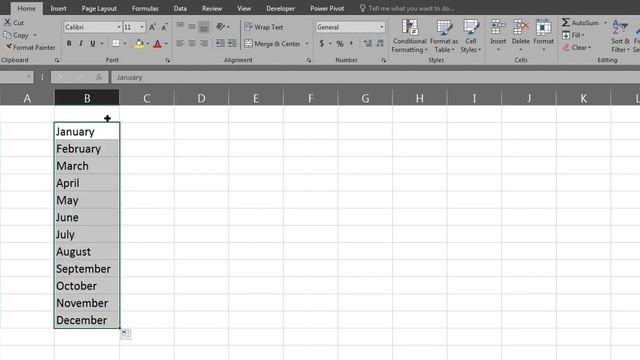 Watch Free Excel Video - How to Enter Month,Weekdays Automatically in Excel 2016 Tutorial смотреть онлайн