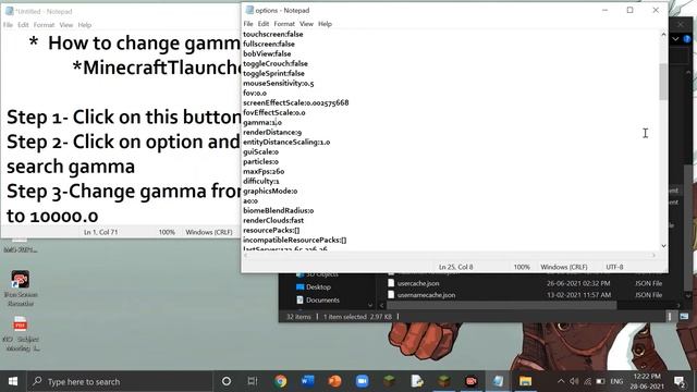 How to change Gamma or brightness in Minecraft (Tlauncher) смотреть онлайн