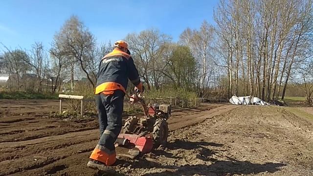 открытие сезона 2018 или фрезировка участка под посев картохи ))) смотреть онлайн