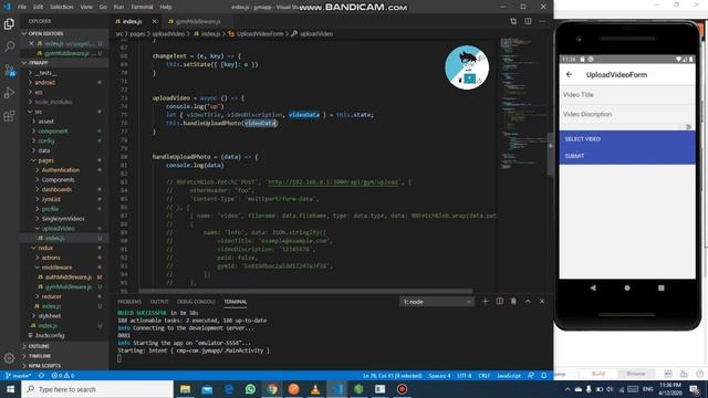 How to upload File from React-Native App to Server Node.js | Hindi\Urdu смотреть онлайн