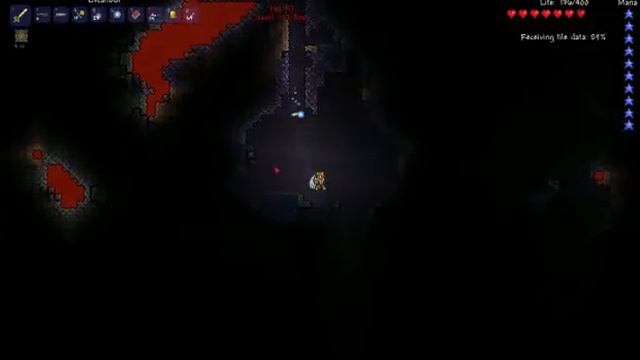 Terraria: novos minerios e matando boss do inferno! смотреть онлайн