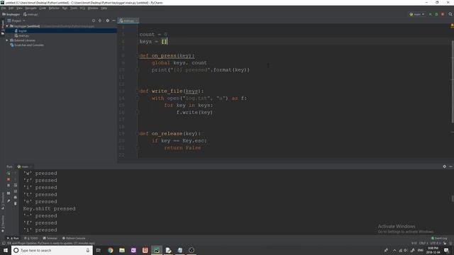 Python Keylogger Tutorial - Windows смотреть онлайн