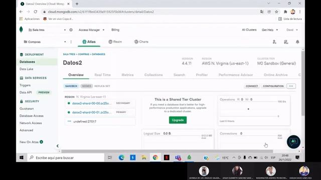 GRUPO 3 como conectar el mongodb online con una base del compás смотреть онлайн