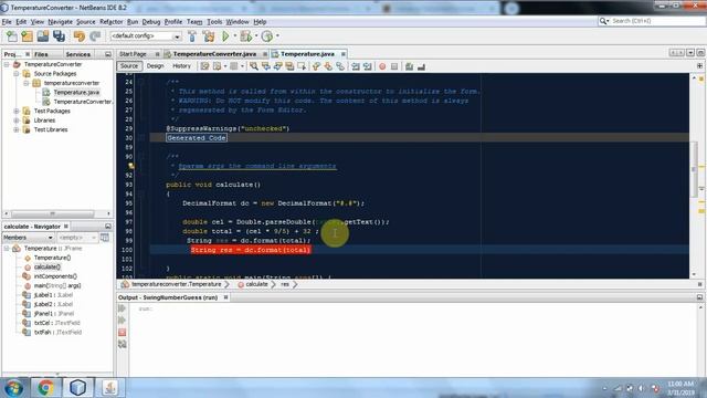 Temperature Converter Tutorial | Java Tutorial смотреть онлайн
