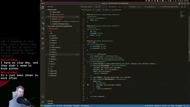 Stream archive: Creating a backend with Axum for a todo app (2022-09-22) смотреть онлайн