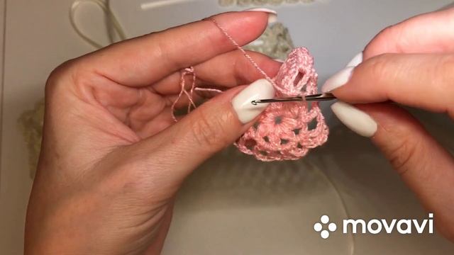 МК Цветок крючком ?? How to crochet a flowers ? смотреть онлайн